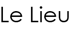 Le Lieu